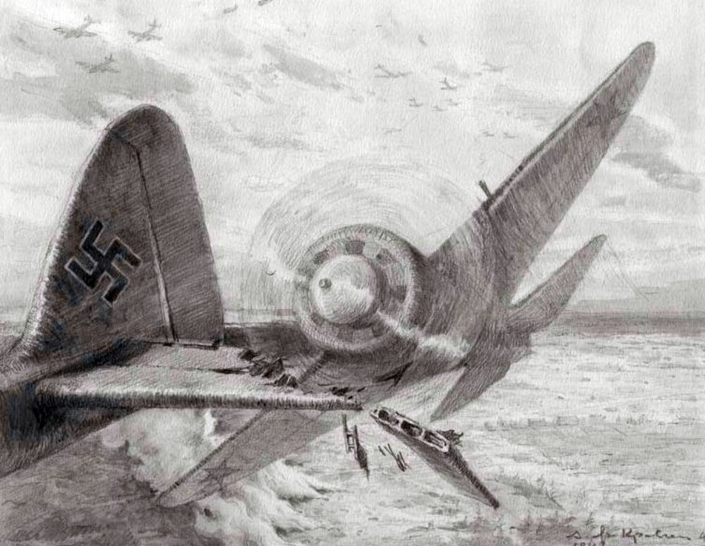 Как нарисовать самолет 1941 1945