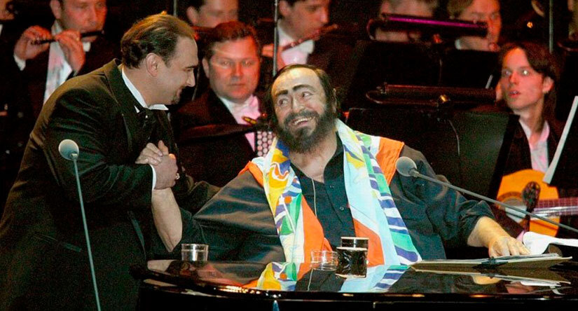 Лучано Паваротти в Киеве