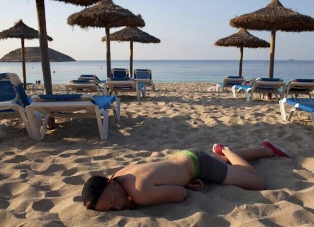 Пацан устал - пацан упал (фото из сети)