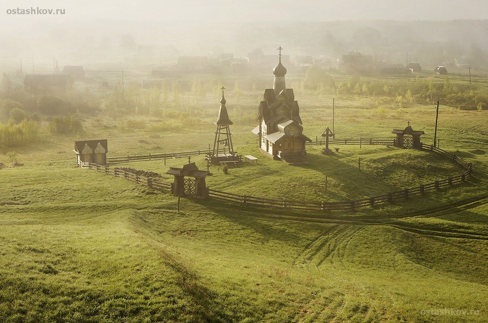 Деревянный Храм в деревне Березовый рядок. Фото из открытых источников