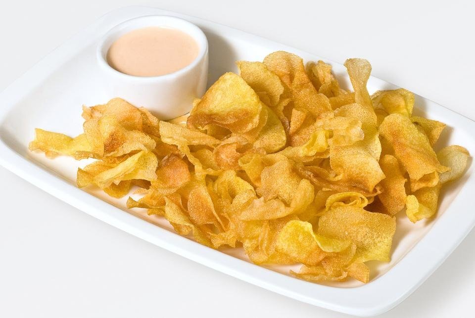 хрустящий картофель по-домашнему