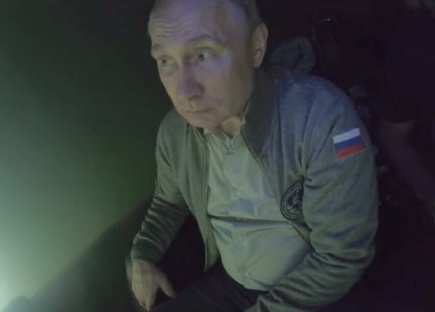 Владимир Путин на дне Финского залива
