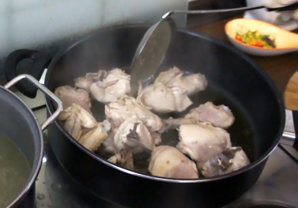 Бозартма из курицы (Азербайджанская кухня)
