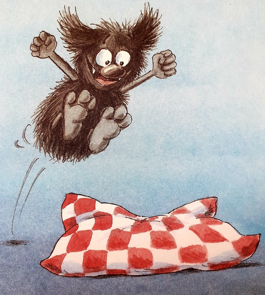 Фото из книги "Монстрик Нюня не хочет спать или Как уложить капризулю". Текст Юлия Бёме, Франциска Харви. 