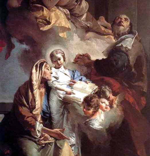 Фрагмент картины Джованни Баттиста Тьеполо