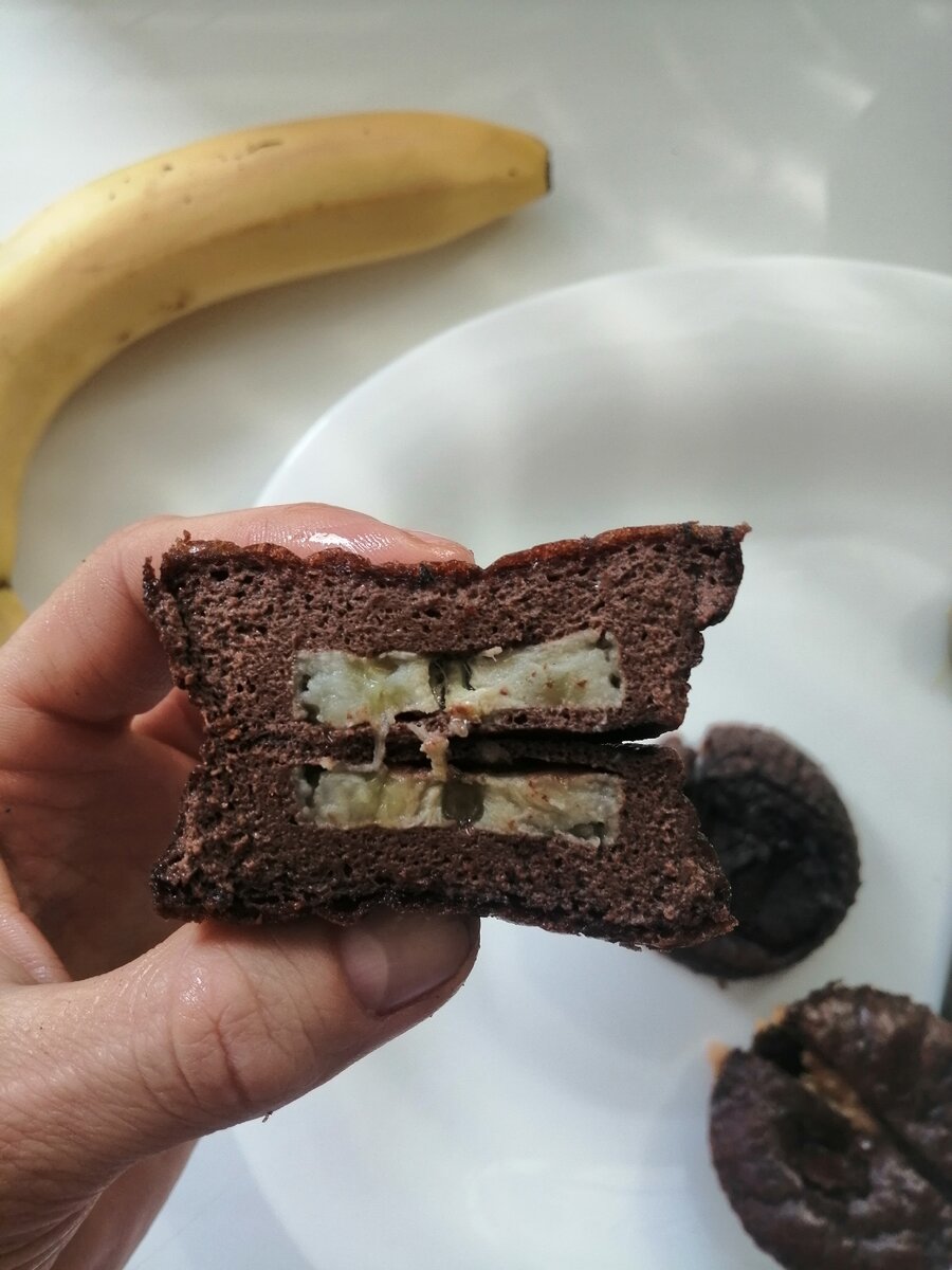 Шоколадная паста с бананом