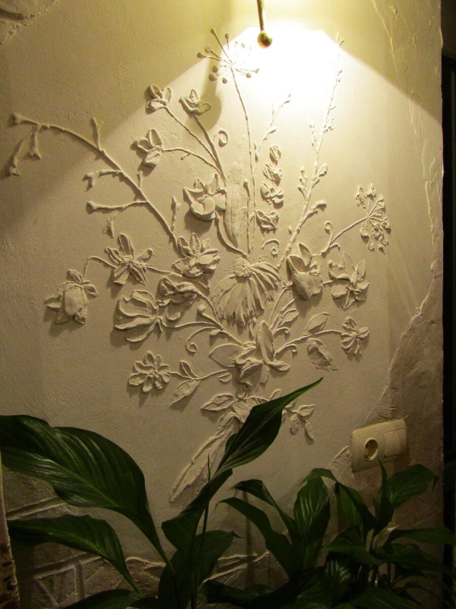 Рисунок который я делала на своей прошлой квартире 