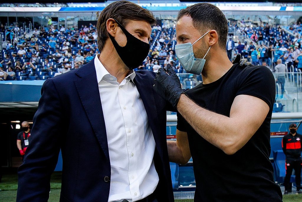 Сергей Семак и Доменико Тедеско.            Фото gs-sport.ru