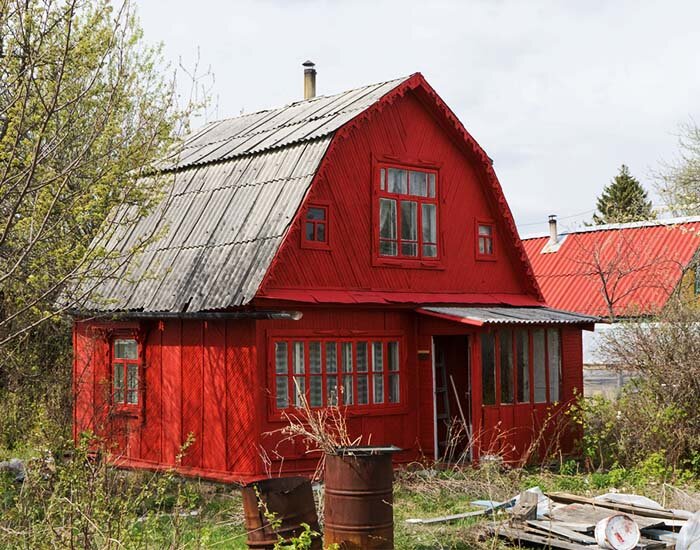 Примеры типичных дачных домиков