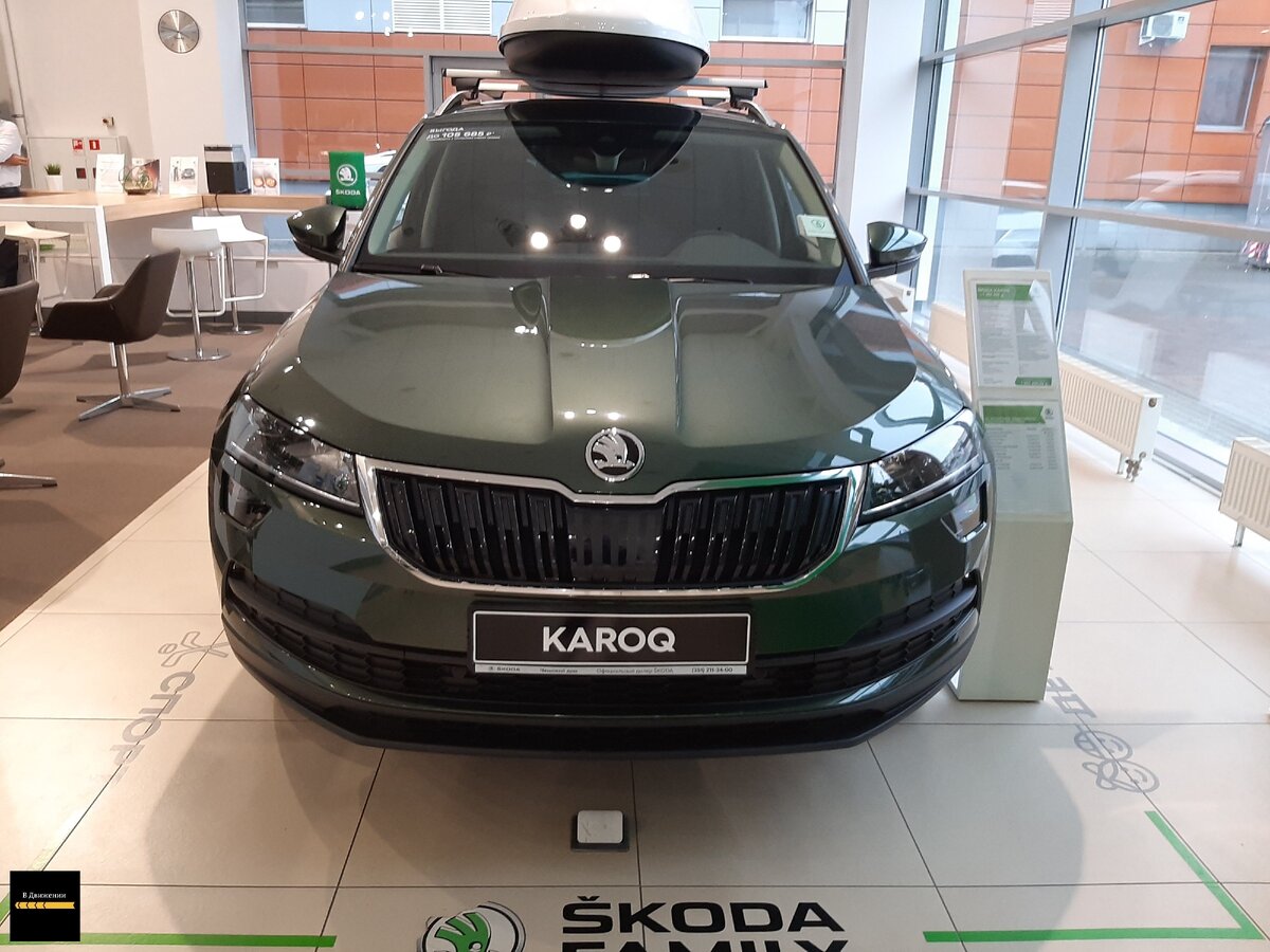 шкода карок, фронтальная часть. Фото автора