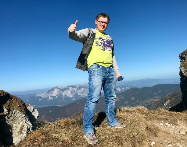 Алексей Домарев - автор популярного телеграм-канала о Словении и мой собеседник (фото Алексея)