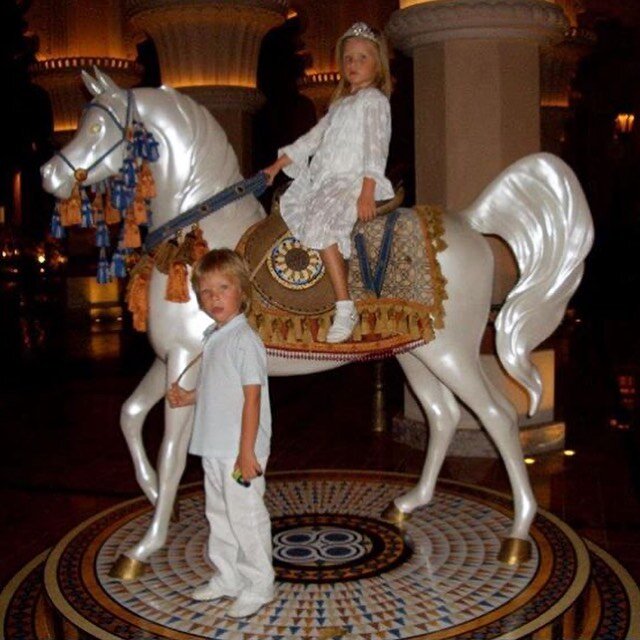 Фрол и Устинья Малинины в детстве, фото соцсети