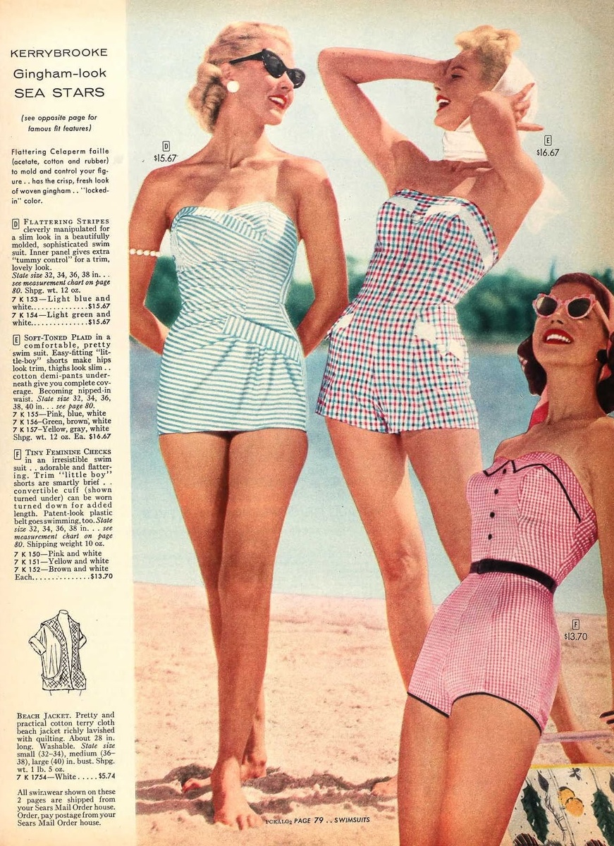 Купальники 50-х годов