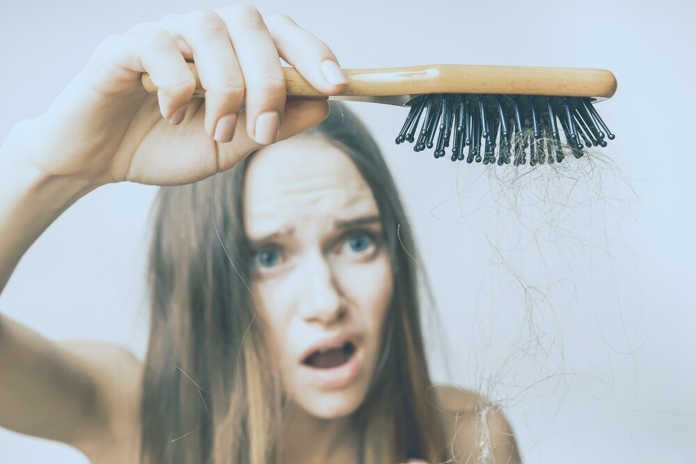 Выпадение волос от стресса
