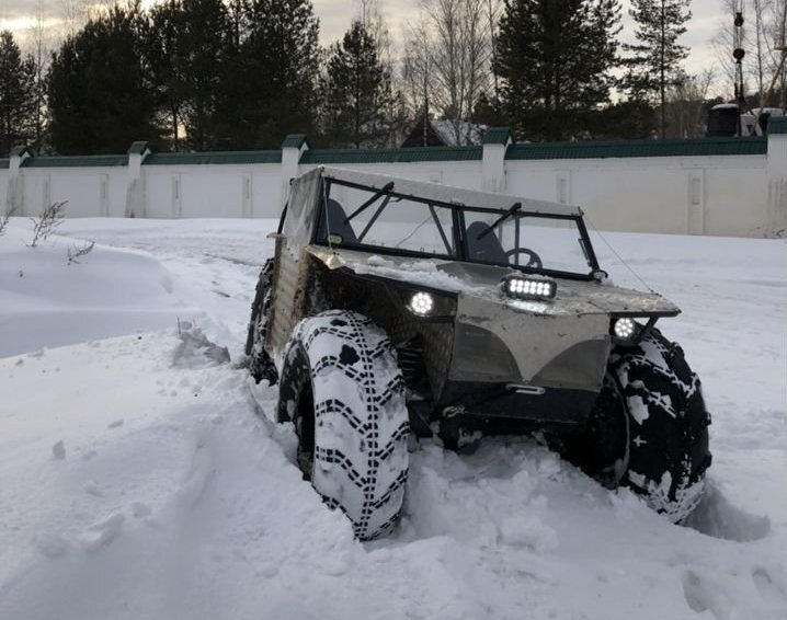 Самодельный вездеход пневматик