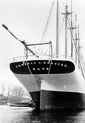 Корма шхуны Carroll A. Deering 