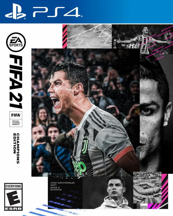 Фанатская обложка FIFA 21. Ronaldo Edition.