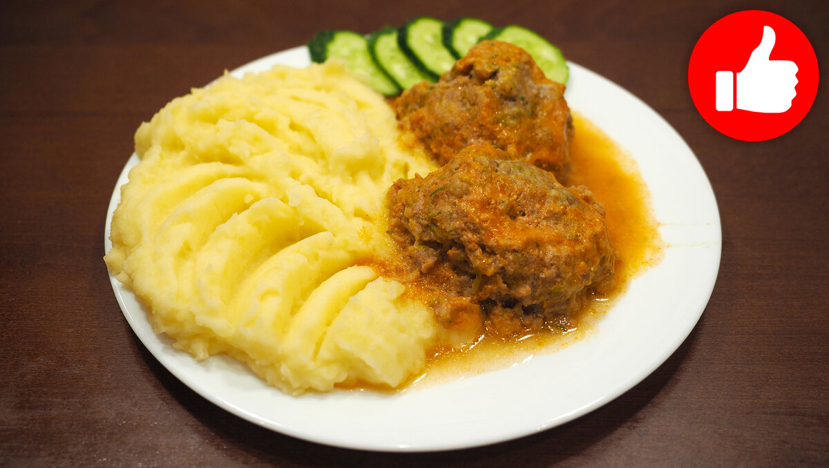 Тефтели с картошкой в мультиварке