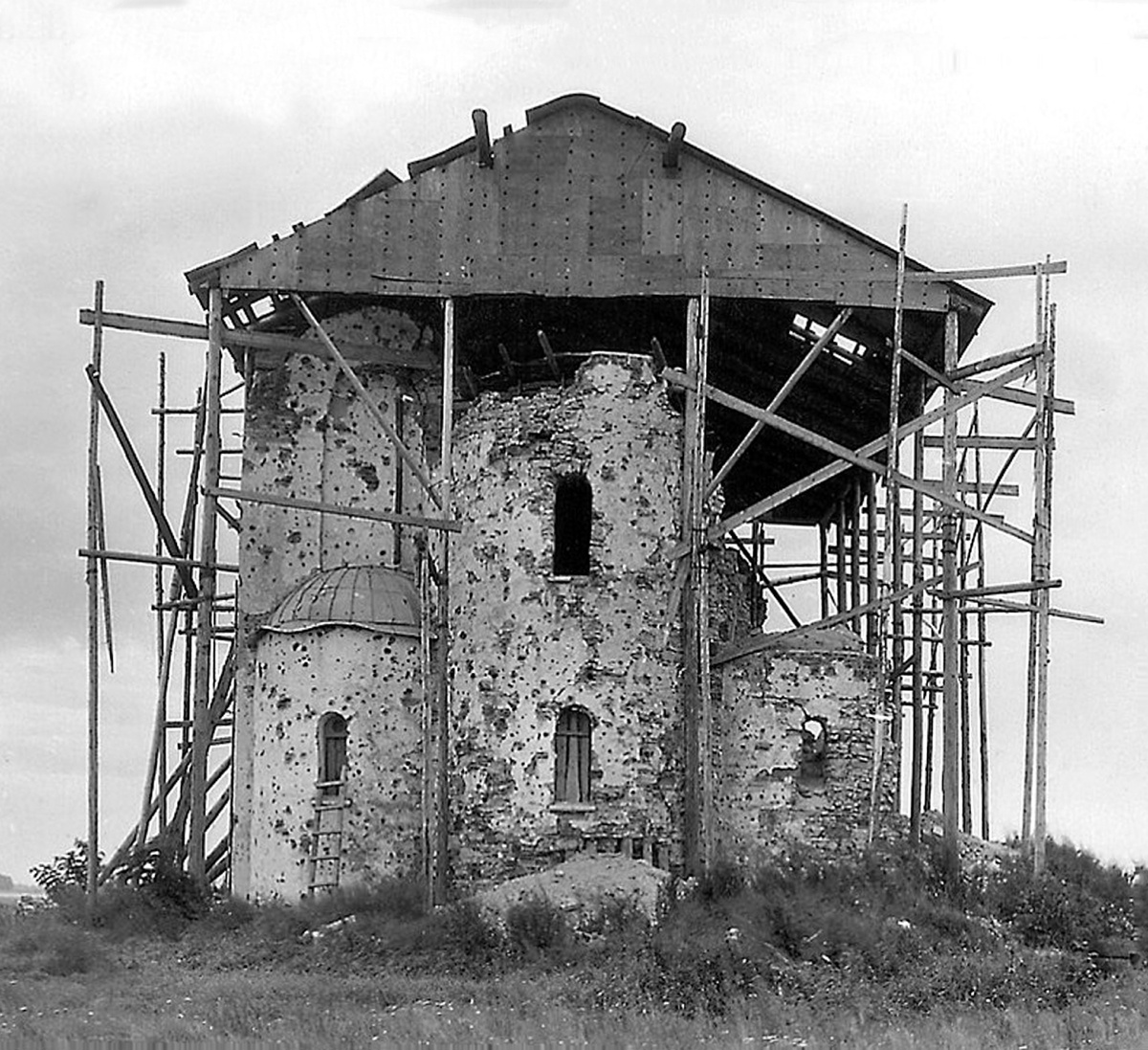 Так выглядела церковь в 1947 году.