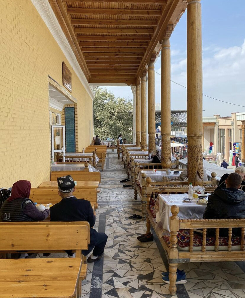 Чайхана в Бухаре 