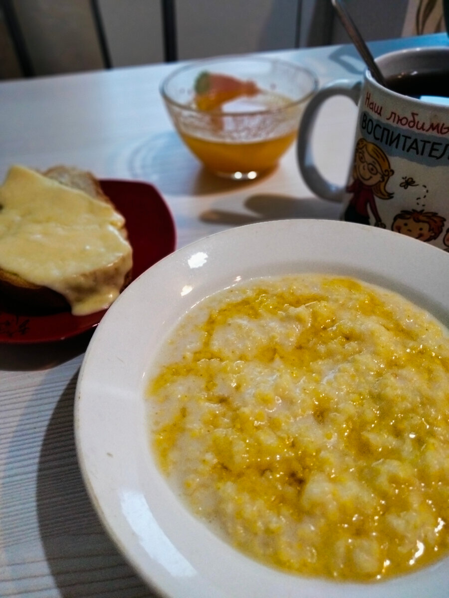 Любимая каша сына