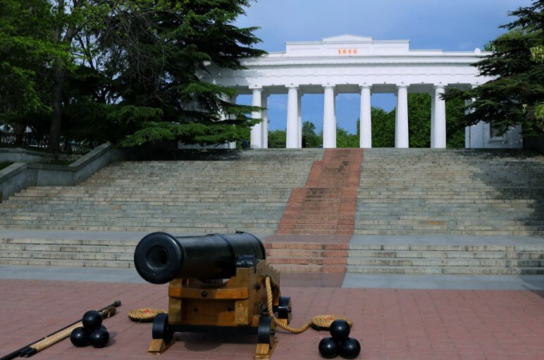 История Графской пристани. Крым. Россия