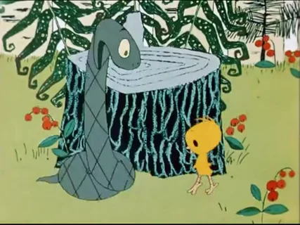 Кадр из мультфильма "Желтик" взят для иллюстрации из Яндекс Картинки. 