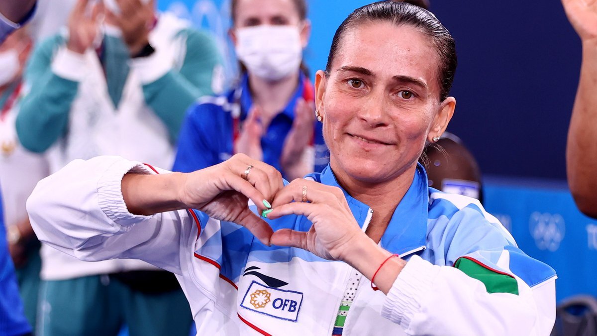 Оксана Чусовитина на Олимпиаде-2020 в Токио. Фото из открытых источников.