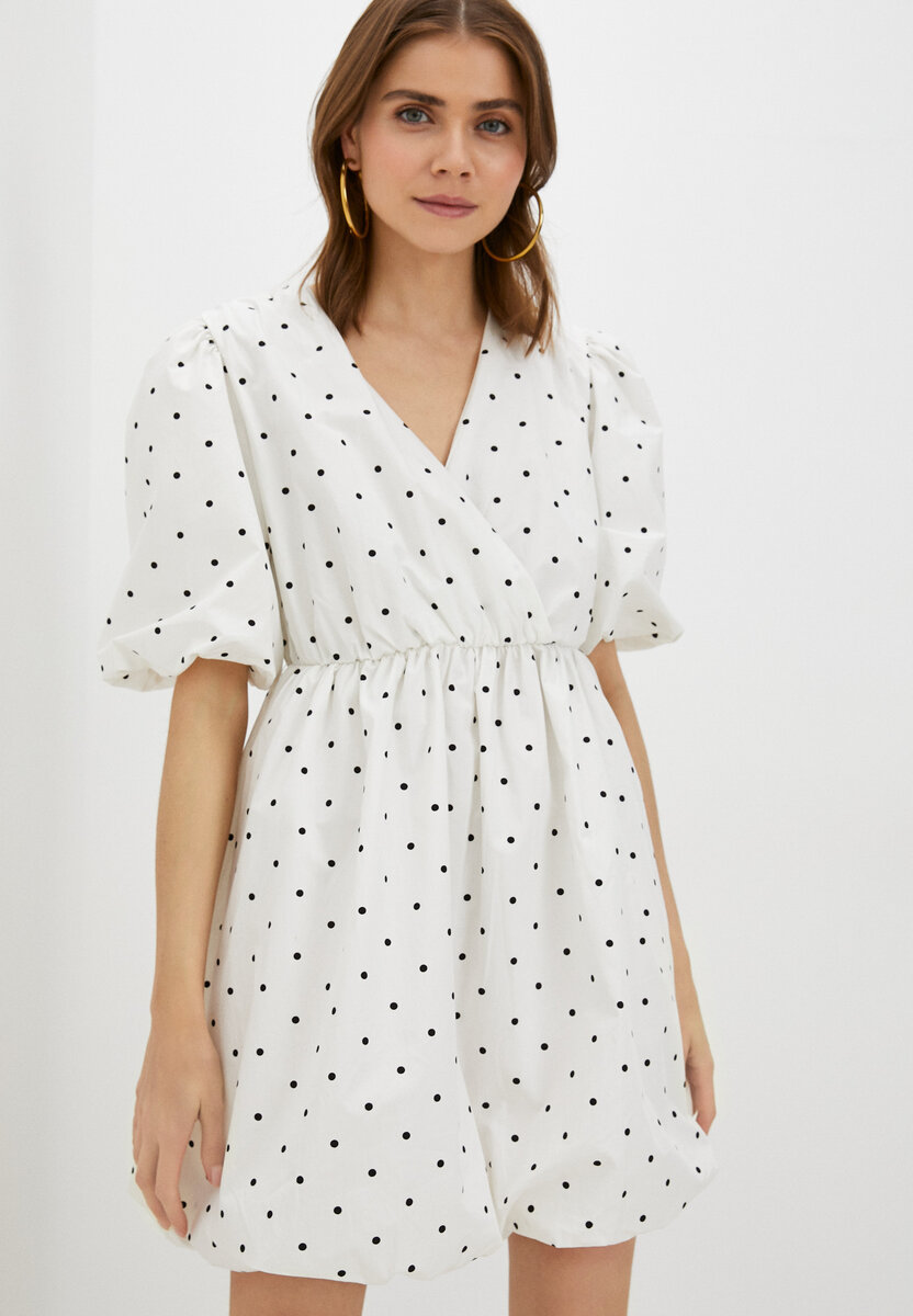 Платье белое облачко