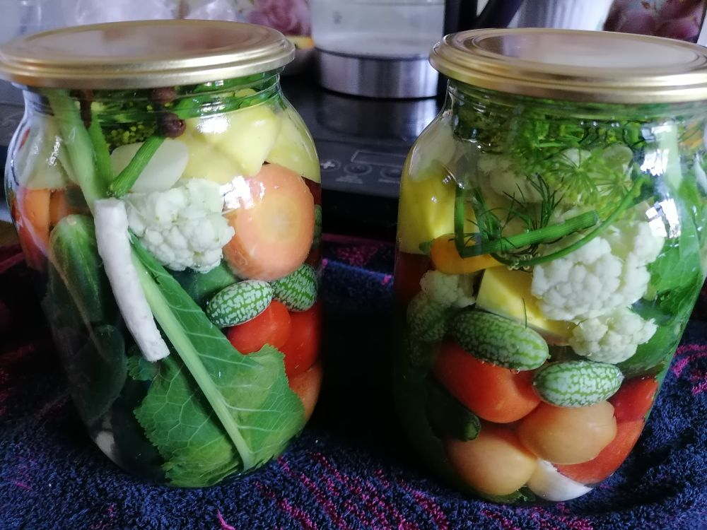 Рецепт пикулей - ассорти из мелких овощей на зиму