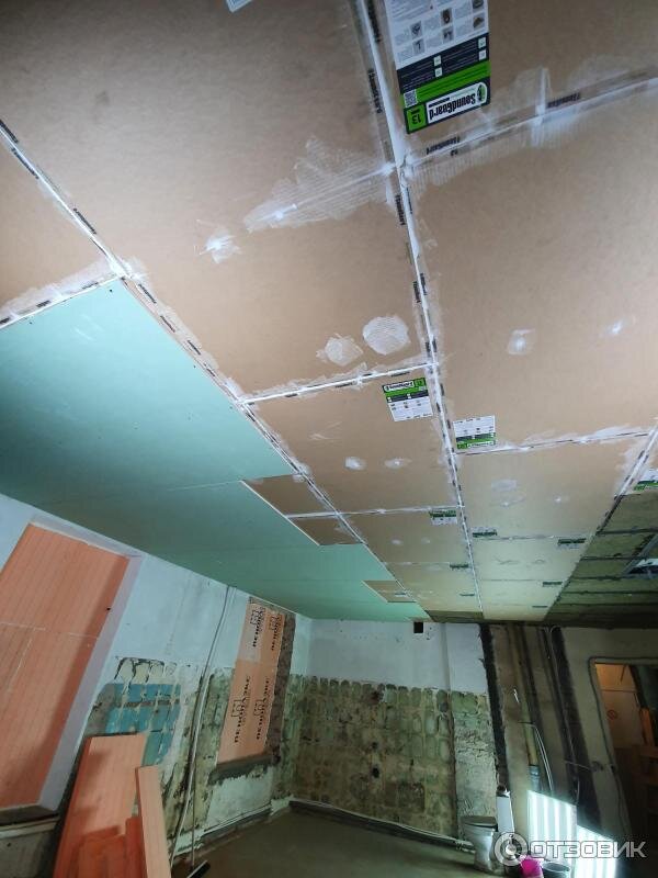 Отзывы о панелях SoundGuard ЭкоЗвукоИзол на потолке