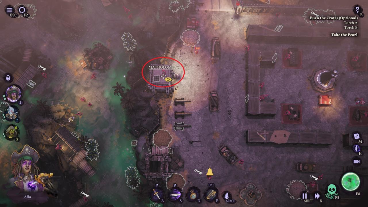 ✅Этот гайд по игре Shadow Gambit: The Cursed Crew поможет вам найти всех разработчиков на разных картах. При игре вам следует нажать «h», чтобы выделить врагов и видеть их имена.-40