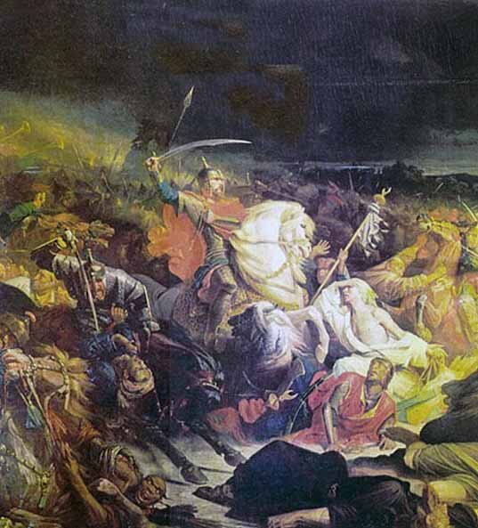 Битва на Куликовом поле. Ивон Адольф, 1850 г.