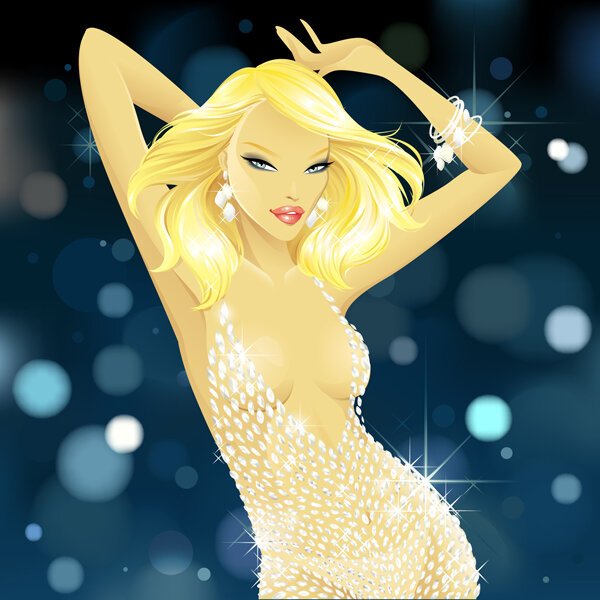 У меня есть настоящие фотки, но я их не публикую, чтобы не палить девушку, которая ни в чём не виновата, кроме прохождения без очереди в гардеробе ))