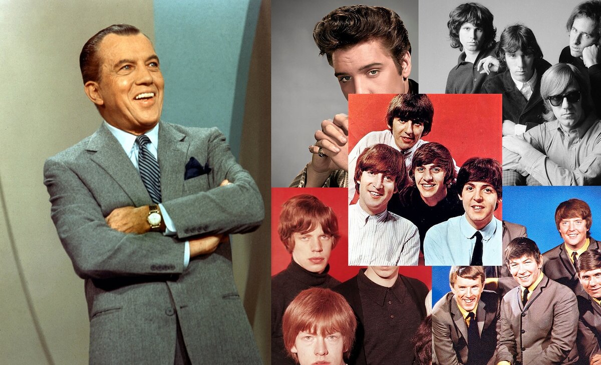 Ed Sullivan, Elvis Presley, The Doors, The Rolling Stones, The Animals, The Beatles