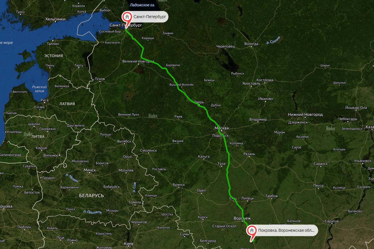 Самый тяжелый маршрут всей поездки — 1420 км по трассе за один день.
