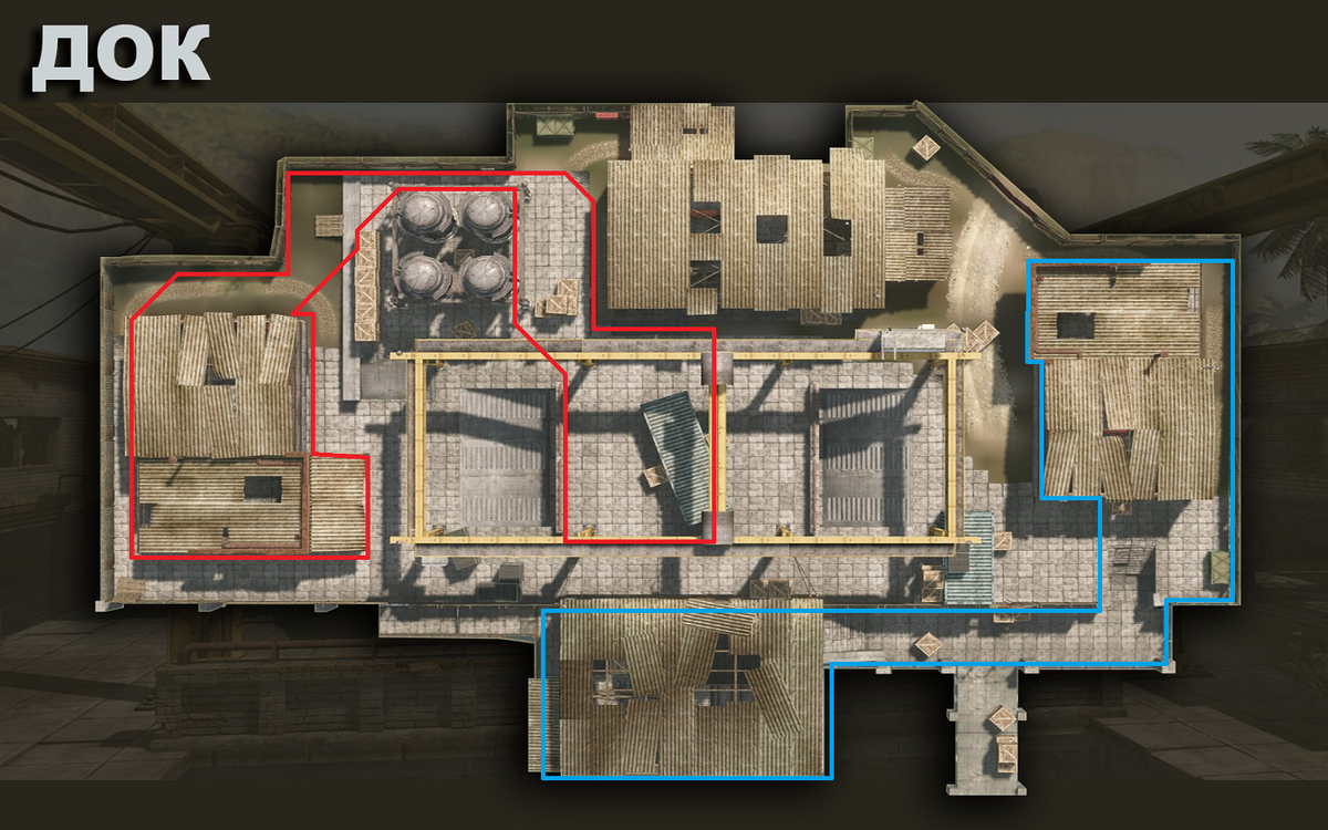 Локация Док из игры Warface