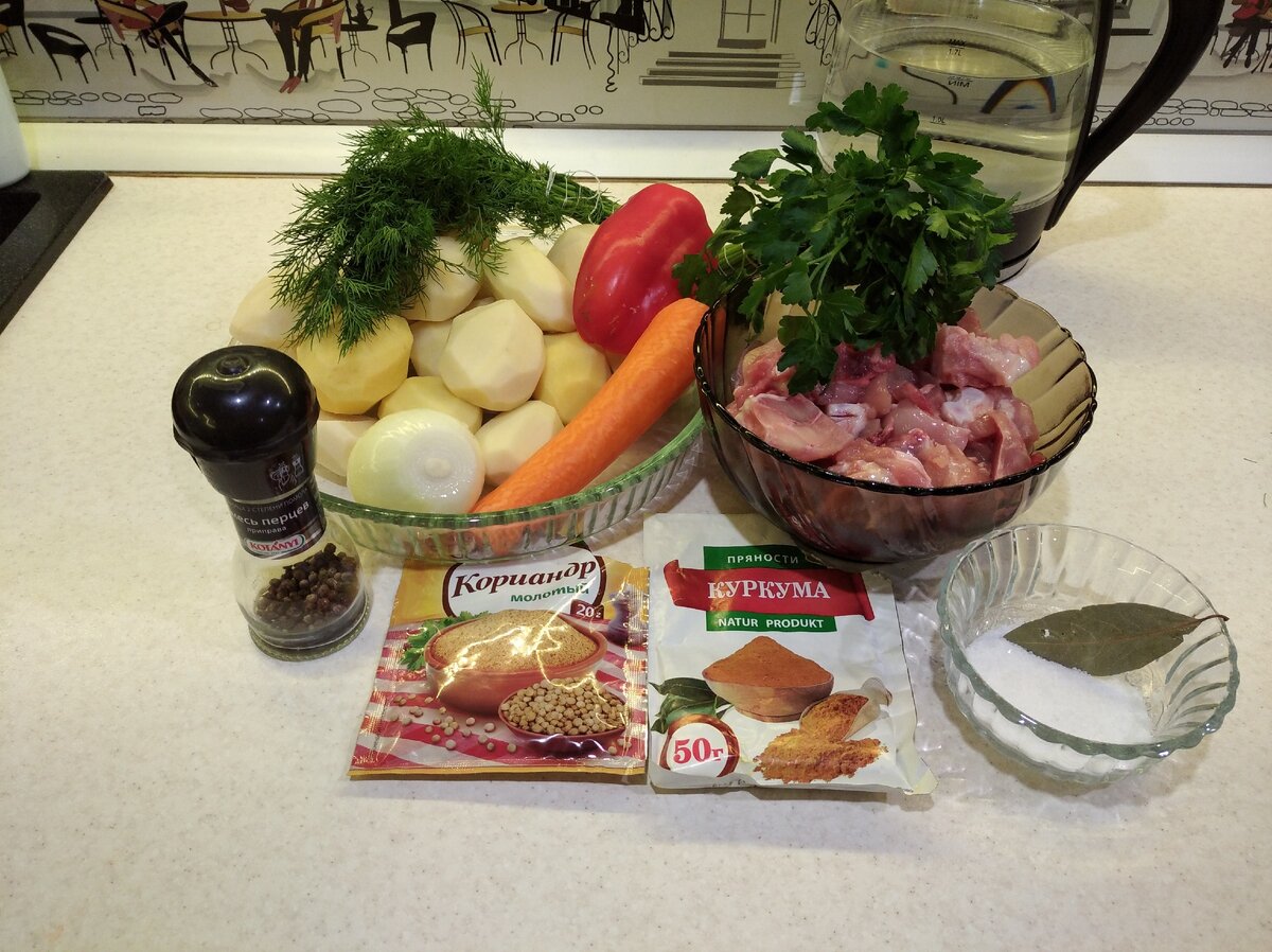 Вот  такой не сложный набор продуктов нам понадобиться!