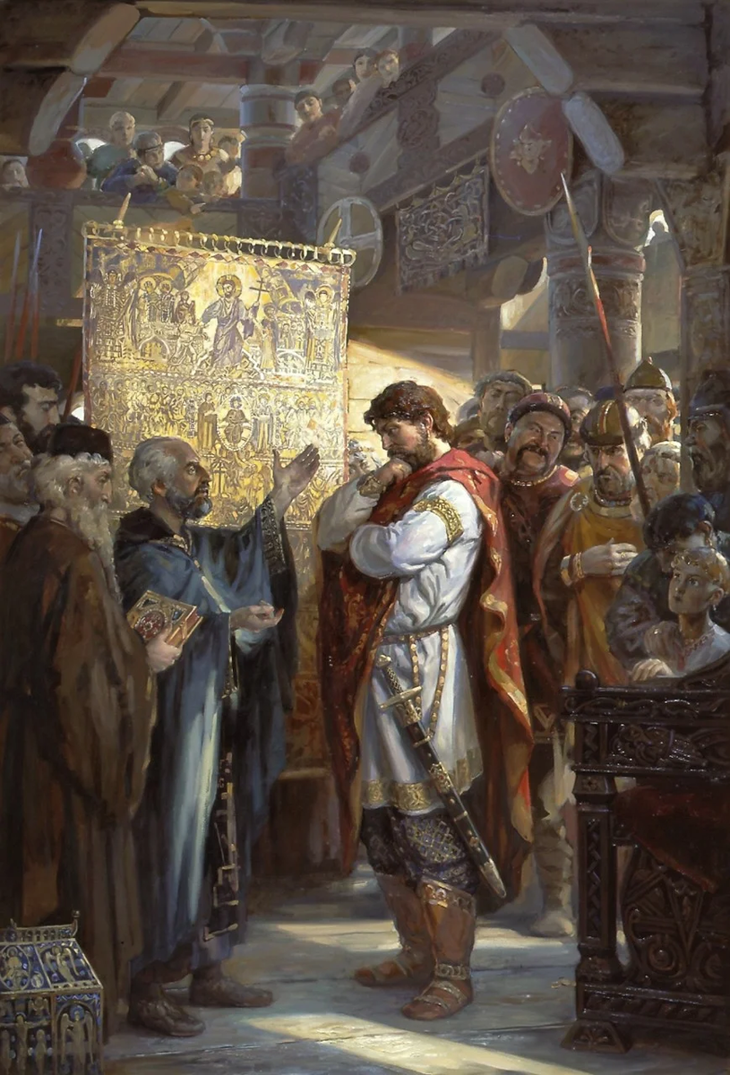 ФИЛАТОВ А.Ю. «Выбор веры князем Владимиром» 