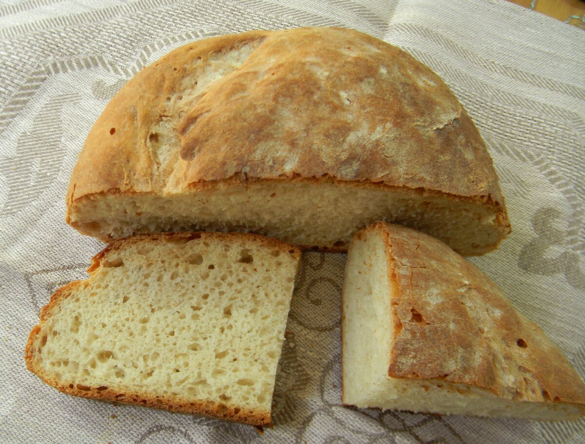 Рецепт хлеба в духовке без дрожжей в домашних условиях в духовке рецепт с фото