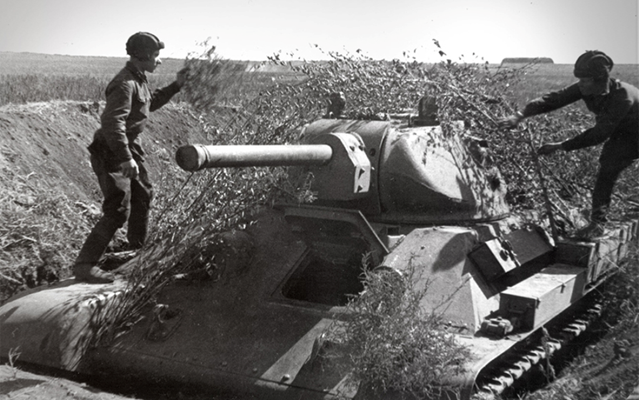 Тактика окапывания танков была