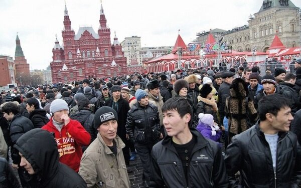 Так проходят праздники в Мосвке