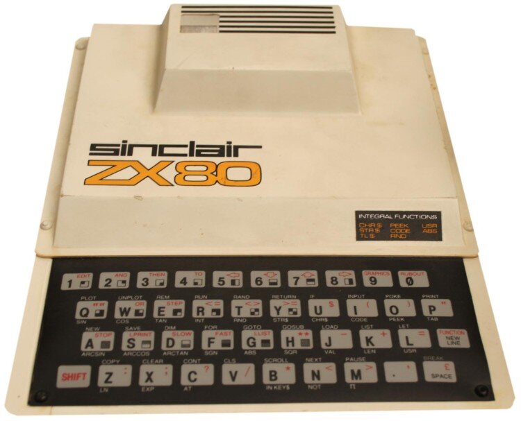 Микрокомпьютер Sinclair ZX80, 1980 год.