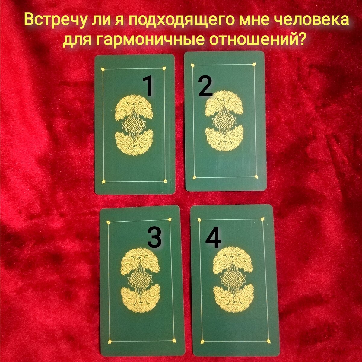 Выберете одну карту 