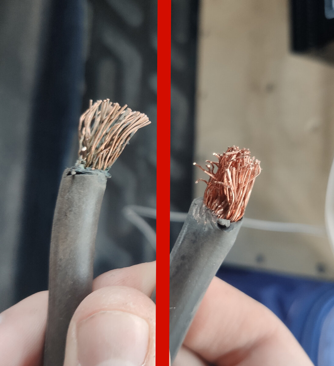 Слева поврежденная сторона. Фото можно листать —> —> —>