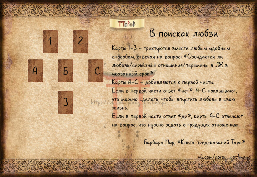 Прекрасный способ понять, что и почему ждет кверента. 