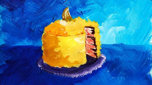Как нарисовать кусочек торта | Рисуем Торт