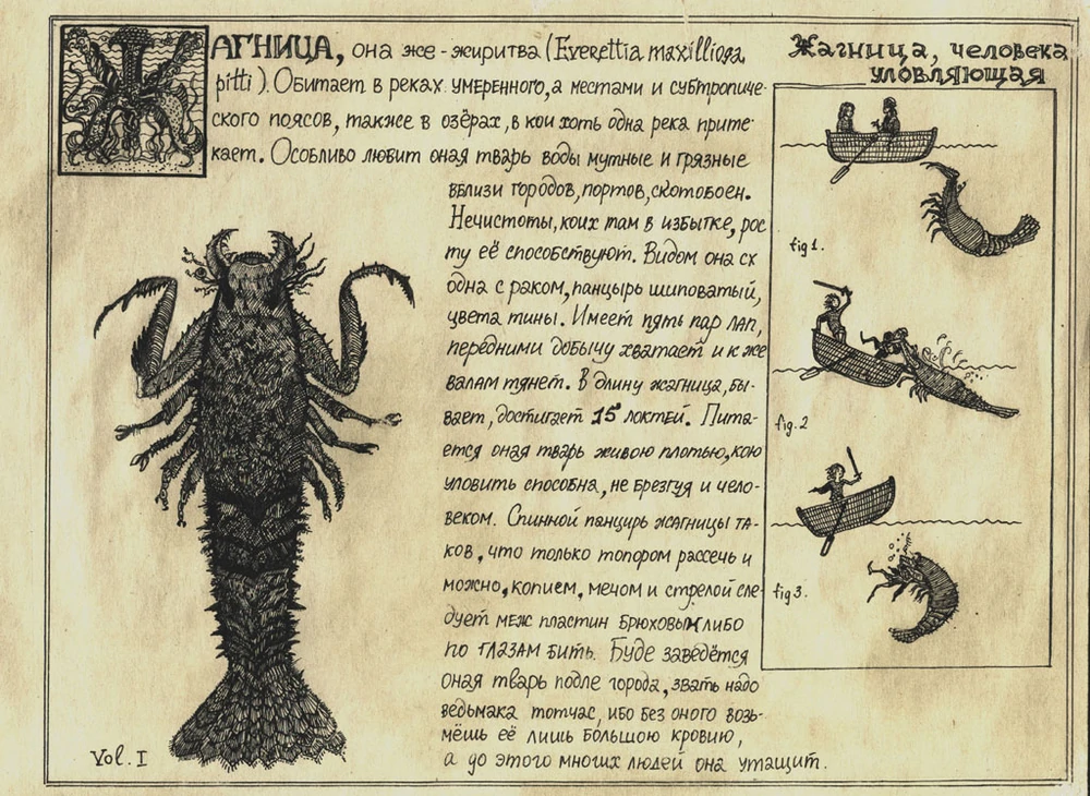 Жагница в бестиарии Даши Ятвицкой