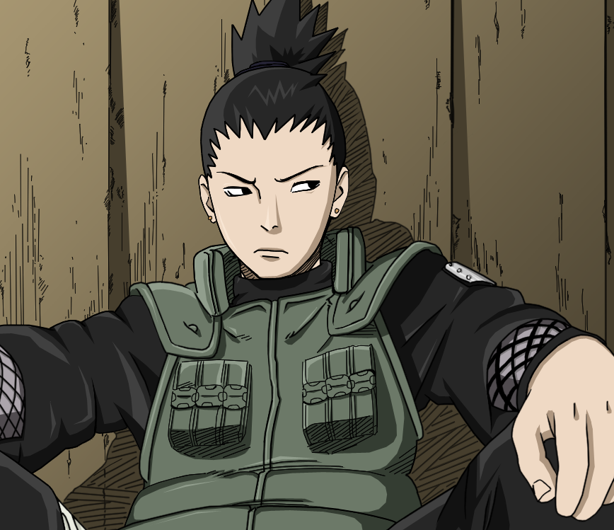 Шикамару в Наруто.