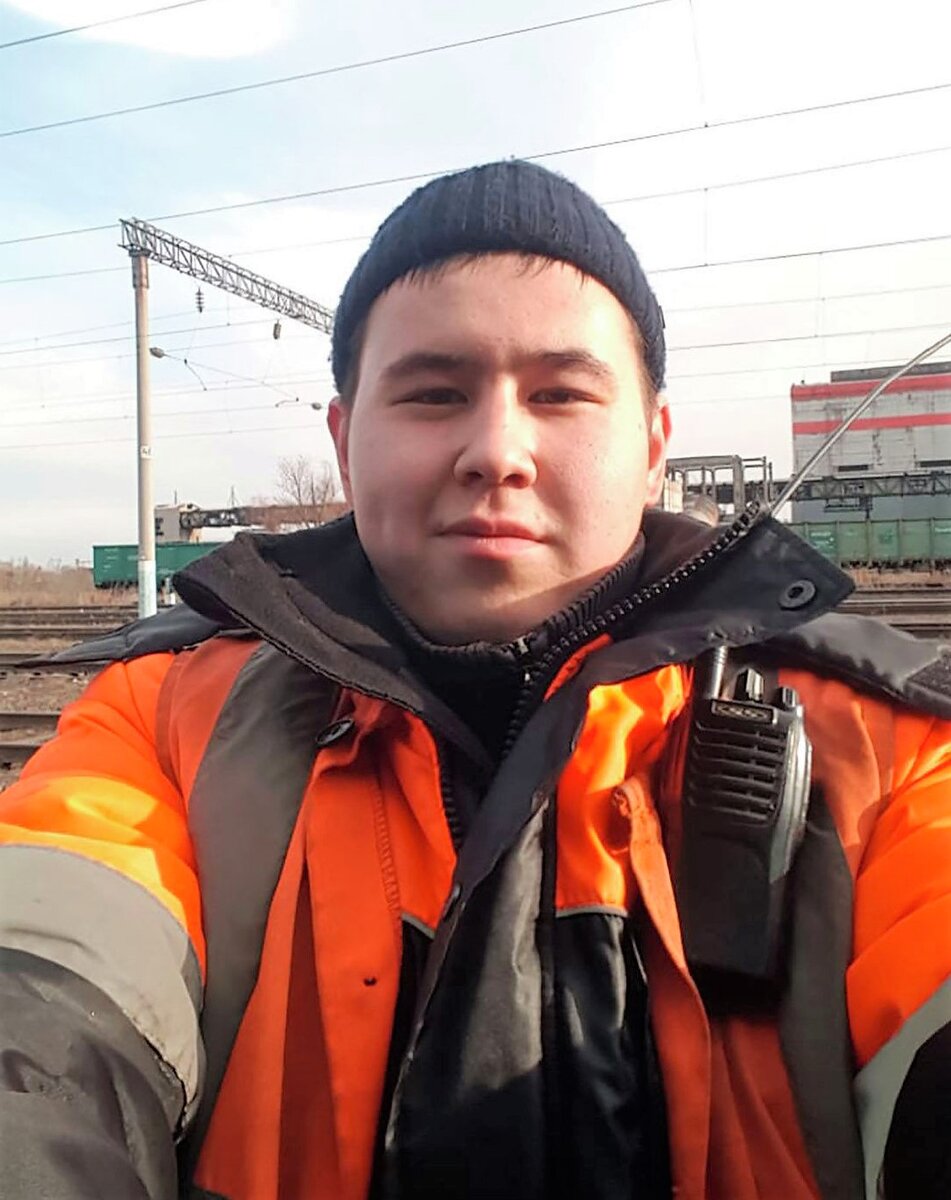 Иманбек на работе 